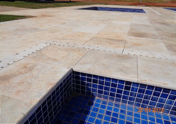 Borda Calcário Laminado Exótico Atérmico  Limestone ML 25X50cm
