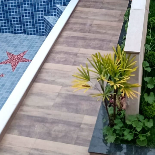 Borda Cimenticia Atérmica Branca com Duplo Boleado 100x22cm - Peça