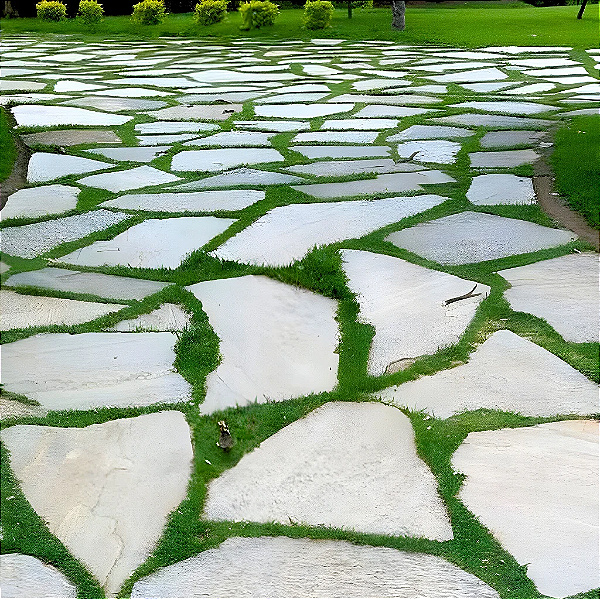 Cacão Lajão Quartzito São Tomé Branco - M²
