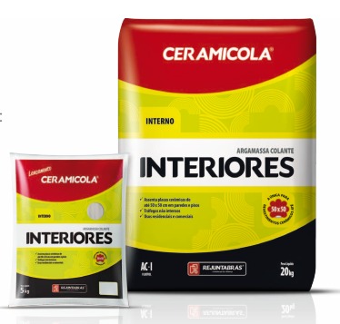 Argamassa Ceramicola Interno Cinza ACI 20kg