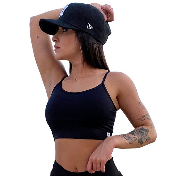 Cropped Alcinha com bojo removível