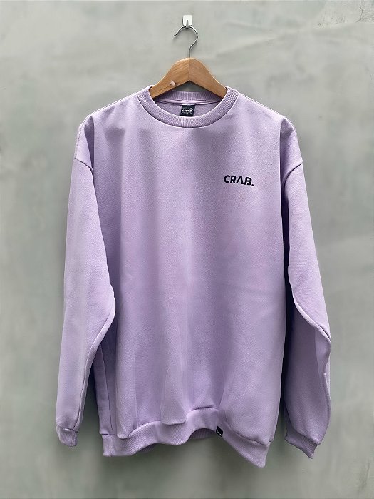 Blusa de moletom Lilás