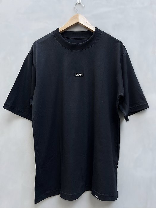 Camiseta Oversized Preta CRAB.