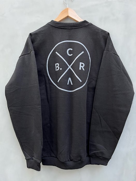 Blusa de Moletom Streetwear Preto