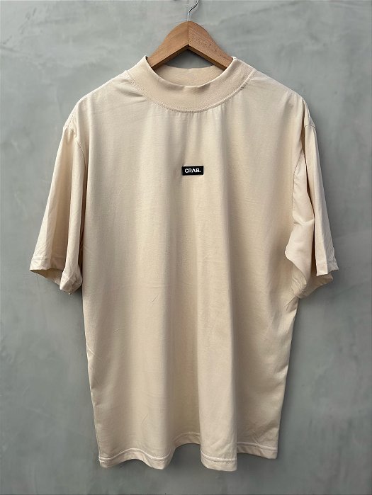 Camiseta Oversized Areia