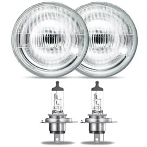 Par de Farol Para Jeep Willys, Rural e F-75, Fusca, Kombi, Opala, Maverick, Chevette, Belina e Corcel