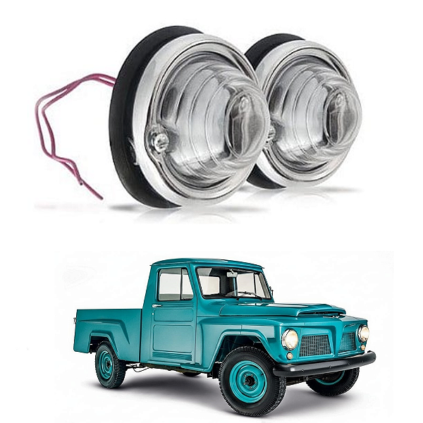 LANTERNA DIANTEIRA PICAPE F75 WILLYS / FORD