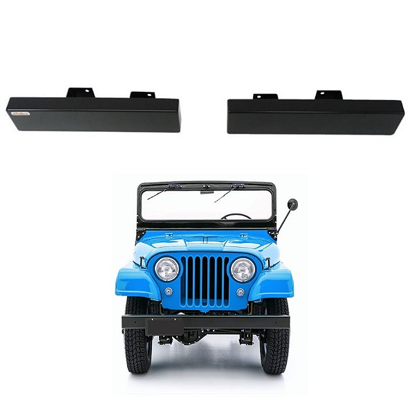 PARACHOQUE TRASEIRO SECCIONADO JEEP FORD WILLYS
