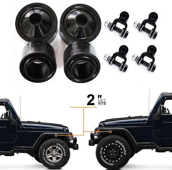 KIT LIFT  JEEP WRANGLER TJ COMPLETO 2 POLEGADAS