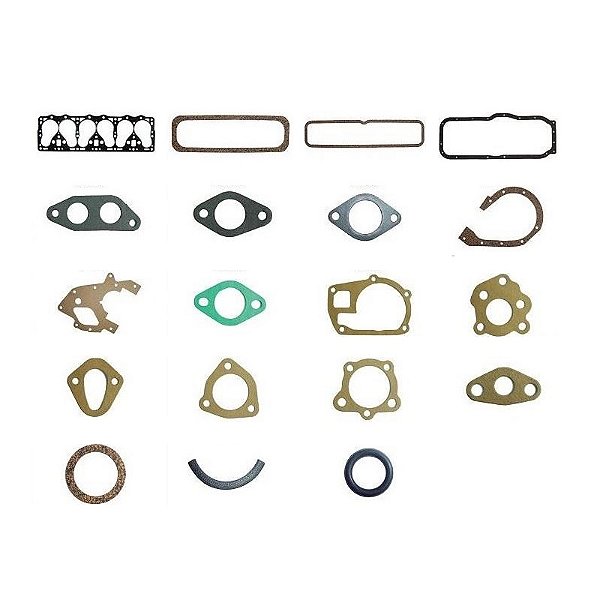 Jogo de Juntas do Motor Sem Retentor 6cc BF-1 Jeep / Rural / F75 - Willys- Sabó 13306EFSG