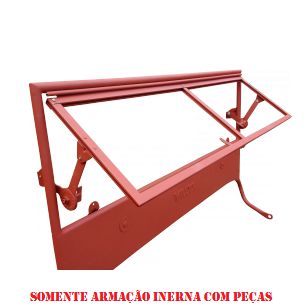 ARMAÇÃO INTERNA DO QUADRO DE PARABRISAS COM PEÇAS JEEP CJ2A