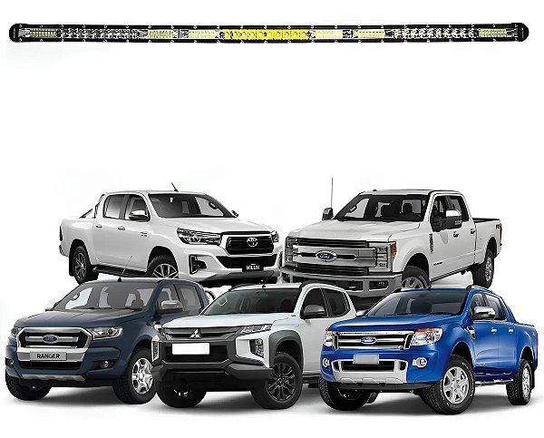 Barra Led Linha Super Slim 7D 234w 79,5cm SCP-5234