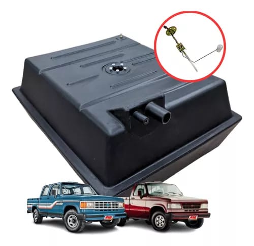TANQUE COMBUSTIVEL PLASTICO C/ BÓIA CHEVROLET A20 C20 D20 1983/92 95 L