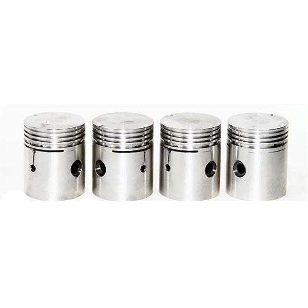 Jogo De Pistões Jeep Willys 020/050 Cj3 4 Cil Motor Hurricane