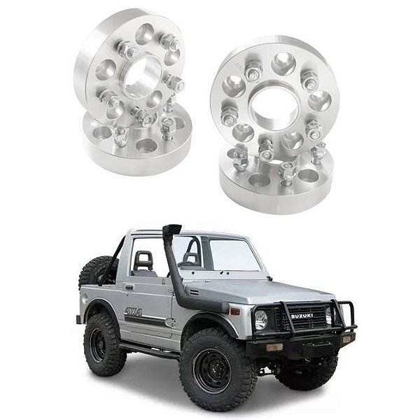 ESPACADOR ALARGADOR DE RODAS AVM 31,75MM 5 FUROS SUZUKI SAMURAI