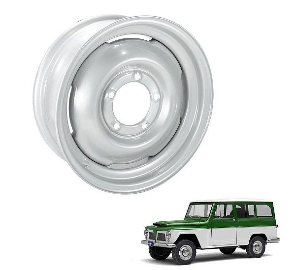 Roda Original Rural Willys / Ford Aro 15X4,5