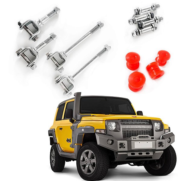 Kit de Adaptação Reposicionador de Amortecedor F-250 para Troller 2015 a 2021