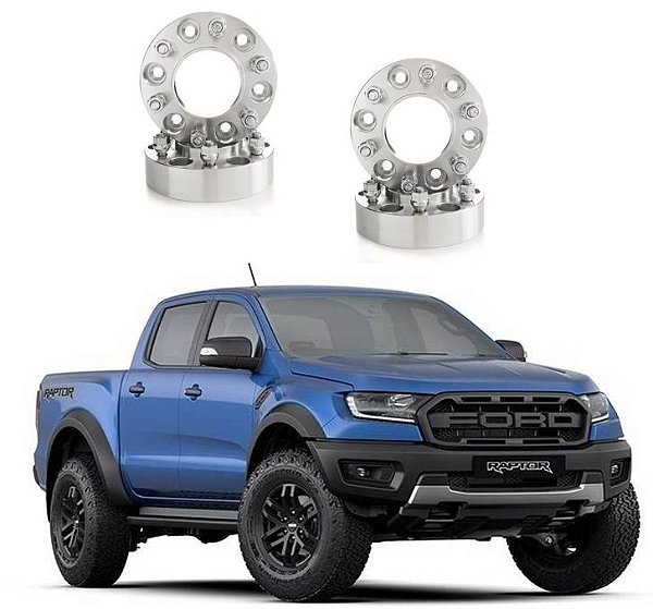 ESPACADOR ALARGADOR DE RODA AVM 6 FUROS 38,1MM FORD RANGER JOGO 4PEÇAS