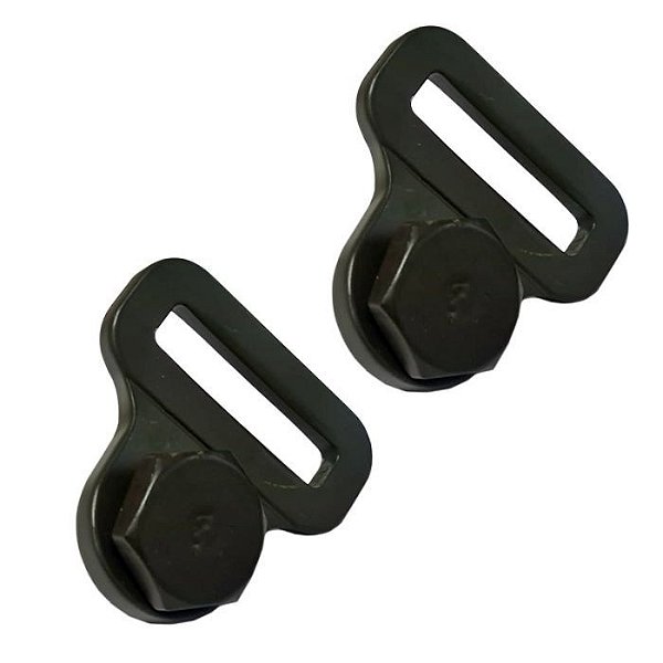 Conjunto de fivela do cinto de  segurança da porta com parafuso de ancoragem e com marcação F para Ford GPW (1 par)