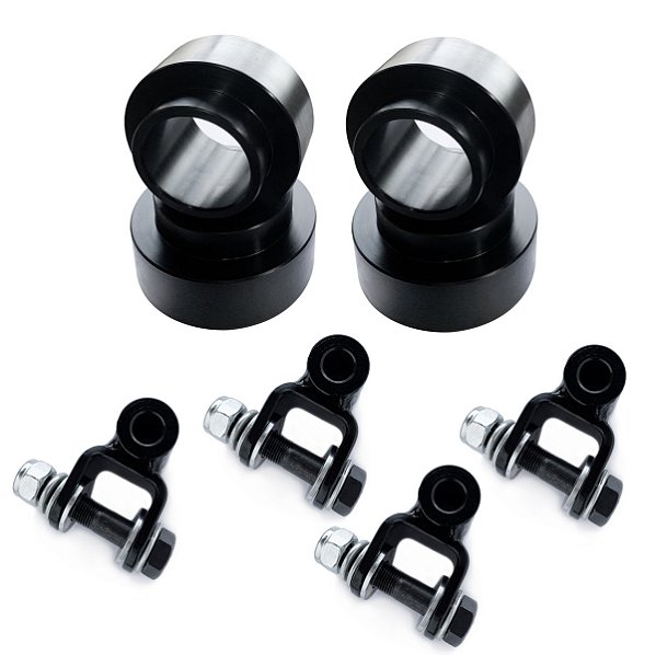 KIT LIFT DE SUSPENSÃO 2 POLEGADAS COM PROLONGADOR DE AMORTECEDOR JEEP CHEROKEE WJ BOLINHA