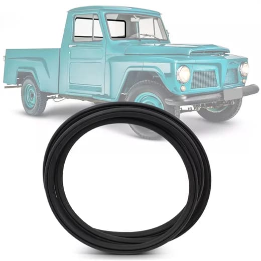 Borracha Do Vidro Traseiro ( Vigia ) Da Pick Up F 75 Ford Willys