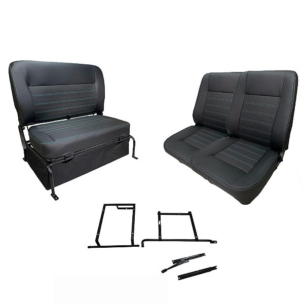 KIT DE BANCOS PARA JEEP WILLYS FORD MODELO RETRO