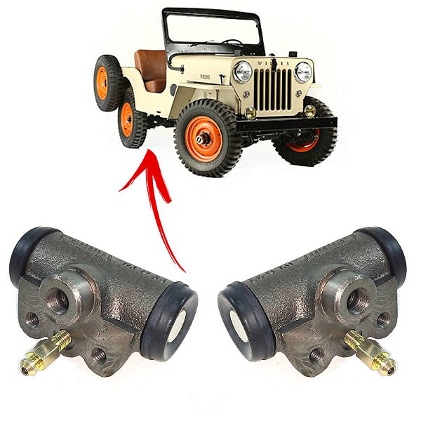Cilindro De Freio Traseiro Jeep Willys 1942 / 1958