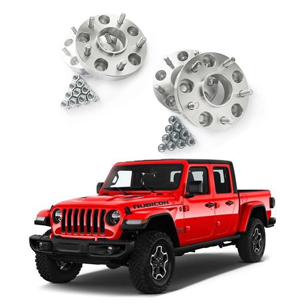 Espaçador Alargador de Roda Avm Jeep Gladiator 2020 Em Diante 4 peças