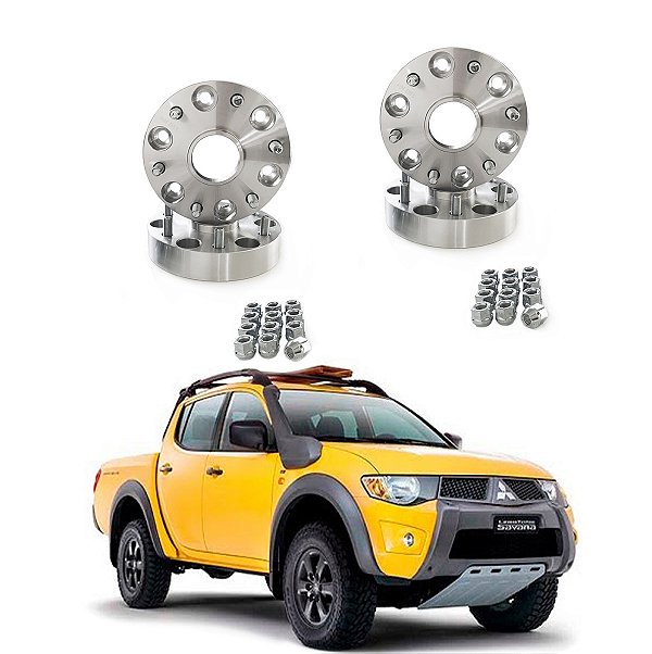 Jogo 4 Espaçadores de Rodas 32mm Avm Mitsubishi L200 Triton Savana