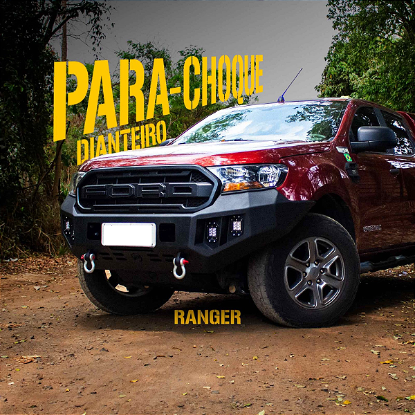 Parachoque Dianteiro Ranger 2016 - 2023 - Com Suporte Para 4 Led
