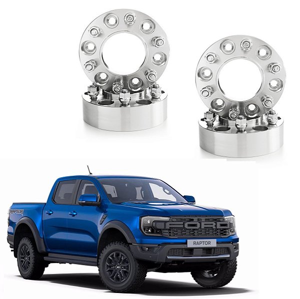 ESPAÇADOR DE RODA 31,75 MM AVM FORD RANGER RAPTOR 2022 > JG C/ 4 PEÇAS