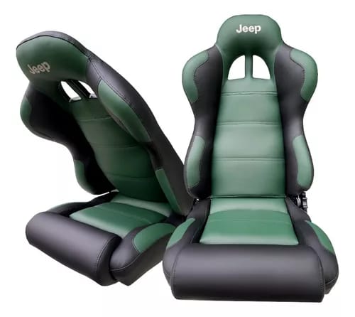 Banco Concha Reclinável para Jeep Willys / Ford , Rural e F75 - Par