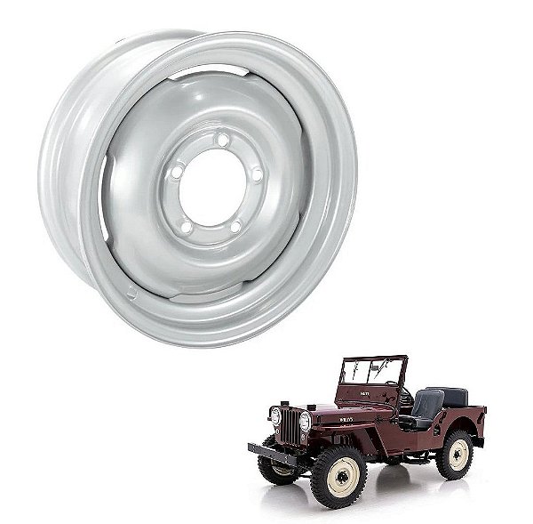 RODA ORIGINAL JEEP FORD WILLYS CJ2A 16X4,5