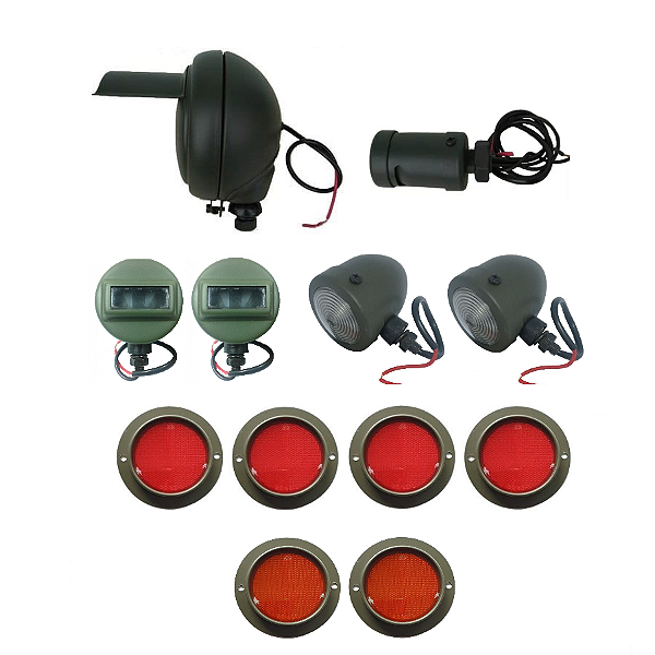 Kit Iluminacao Militar Toyota Xingu Blackout Lanternas