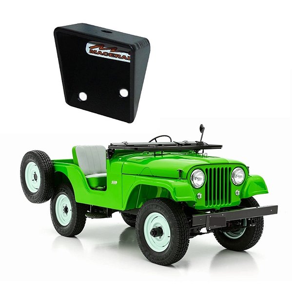 Suporte De Carroceria Altura 100mm Chapa 3/16" Jeep Willys
