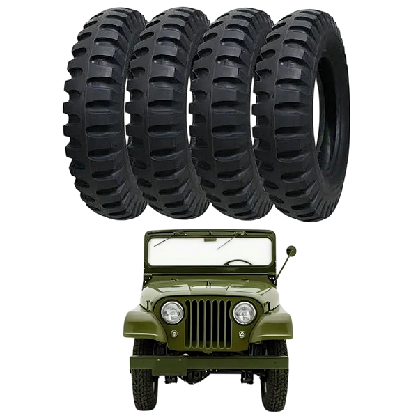 Jogo Pneu Militar Pirelli Anteo 650 x 16 Jeep Willys Ford Jogo 4 Un