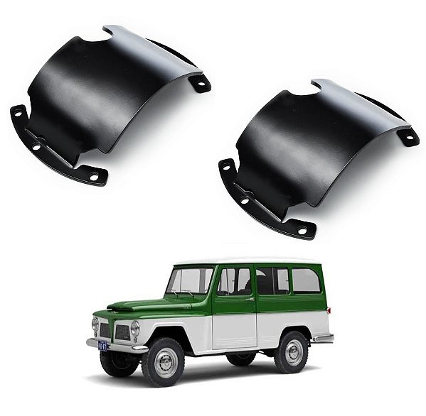 Protetor Diferencial Tampa Rural Willys Dianteiro e Traseiro 2 peças