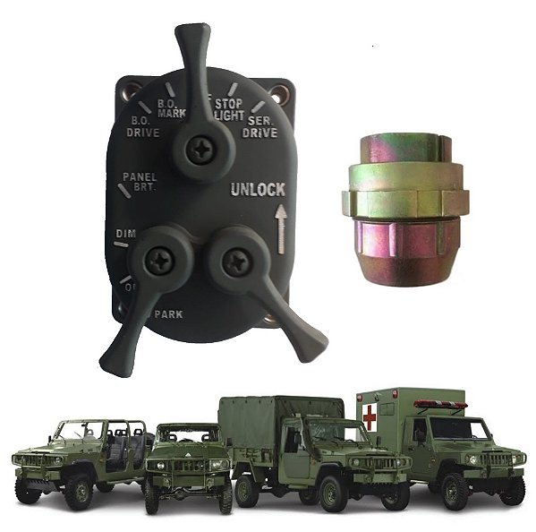 CHAVE NATO COM CONECTOR ORIGINAL AMERICANA AGRALE MARRUÁ