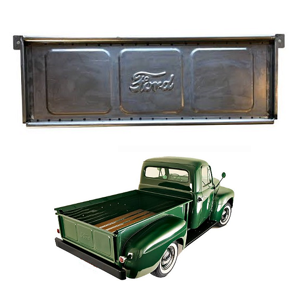 Tampa Traseira da Caçamba Ford F1 1948 A 1952 Nova Em Chapa 1,2mm