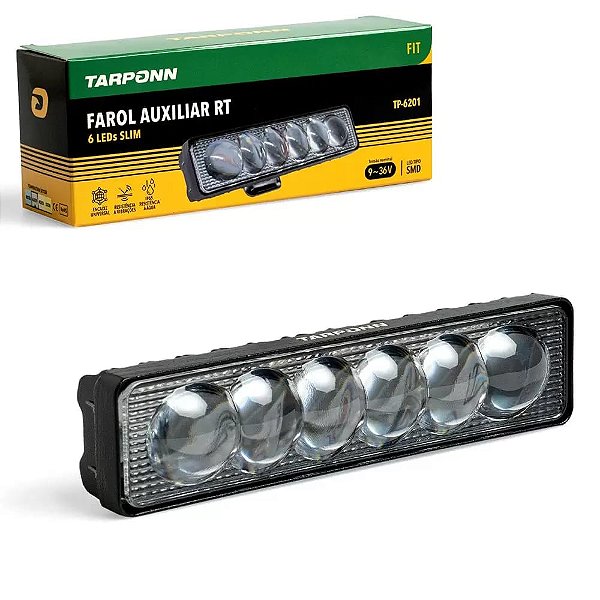 Farol Auxiliar Tarponn RT 6 LEDs SLIM FIT