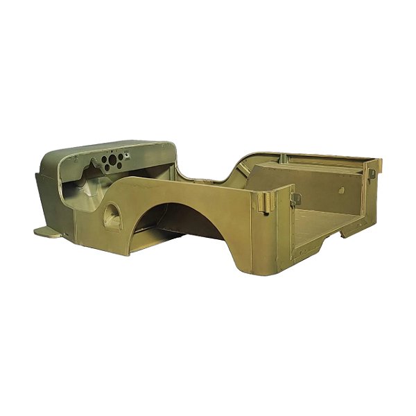 Caixote Carroceria Jeep Willys CJ3 Chapa de Aço 1.2mm Similar Original