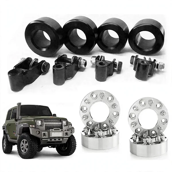 Kit Lift 3" Troller 15 a 21 + Espaçador 50mm AVM Suspensão Combo