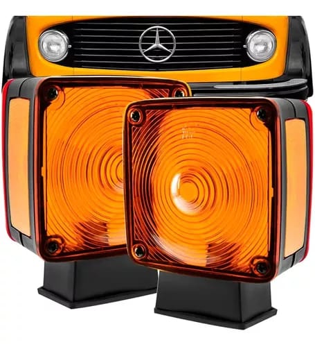 LANTERNA DIANTEIRA DIREITA E ESQUERDA MERCEDES BENZ 1113 1313 1513