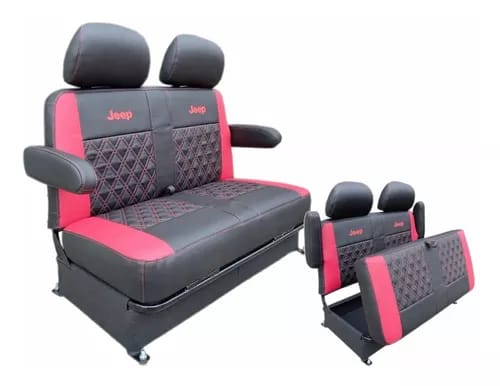 BANCO TRASEIRO PARA JEEP CJ5 WILLYS / FORD COM CAIXA DE FERRAMENTAS