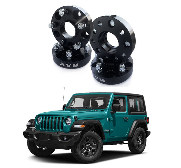 Espaçador Alargador de Rodas 32mm Avm Jeep Wrangler JK JKU 2007/ 2018