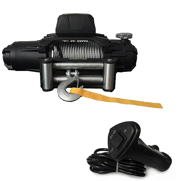 Guincho Elétrico Para Jeep Willys / Troller 12.000LB Prova D'agua IP68