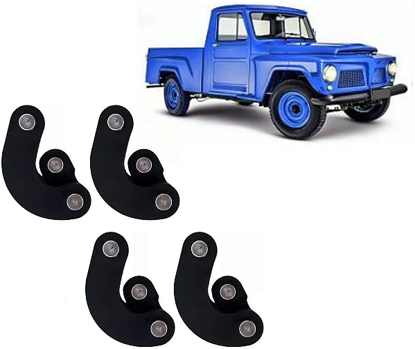 Kit Jumelo De Conforto Picape F75 Willys / Ford Pickup Comfort 13cm