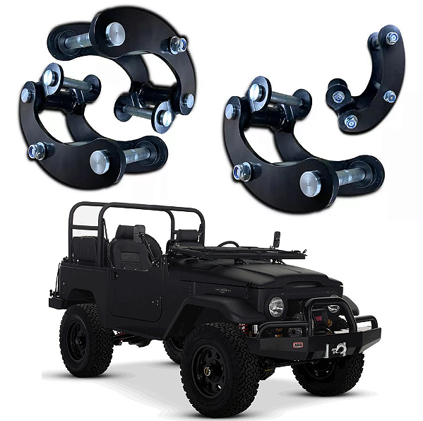 Jumelo Confort Toyota Bandeirante Altura Original 9 cm Jogo 4 Peças