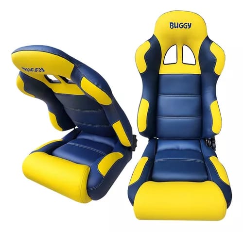 Banco Concha Reclinavel para Buggy BRM / Baby/ Bugre / Gaiola Off Road