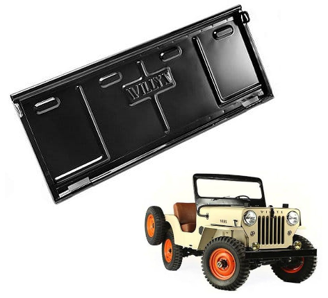 TAMPA TRASEIRA PARA JEEP CJ3B COM ESTAMPA WILLYS